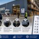 Security guard monitoring a factory and warehouse for safety