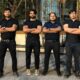 Security guards protecting a residential housing society