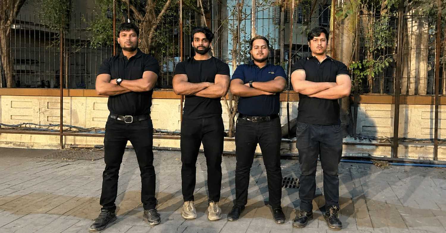 Security guards protecting a residential housing society
